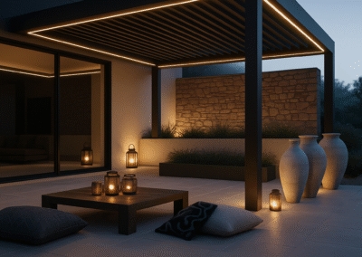 Aluminium pergola